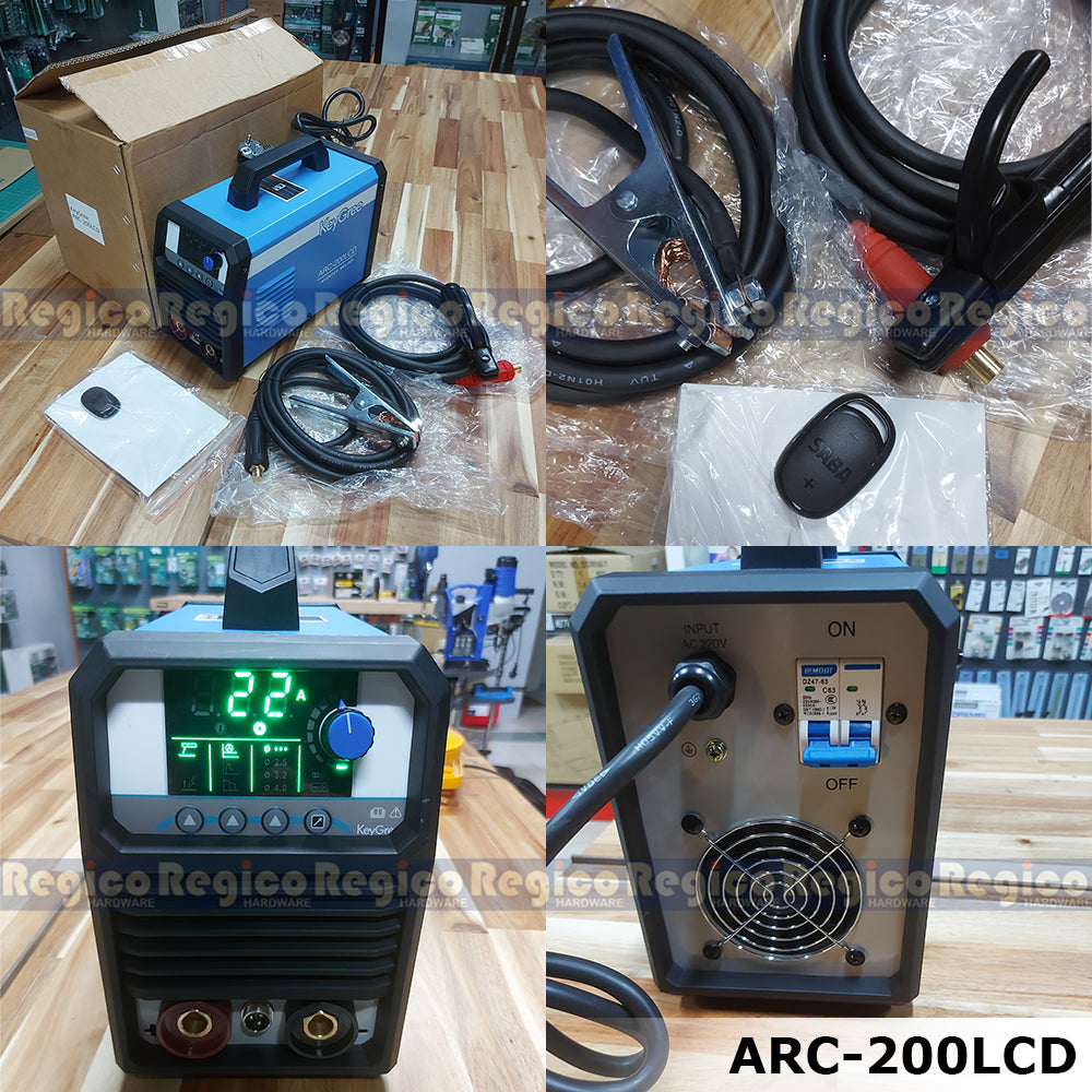 KeyGree ARC Welding Machine Single 1 Phase 220V x 60Hz ARC-220 ARC-200LCD ARCPRO-250S