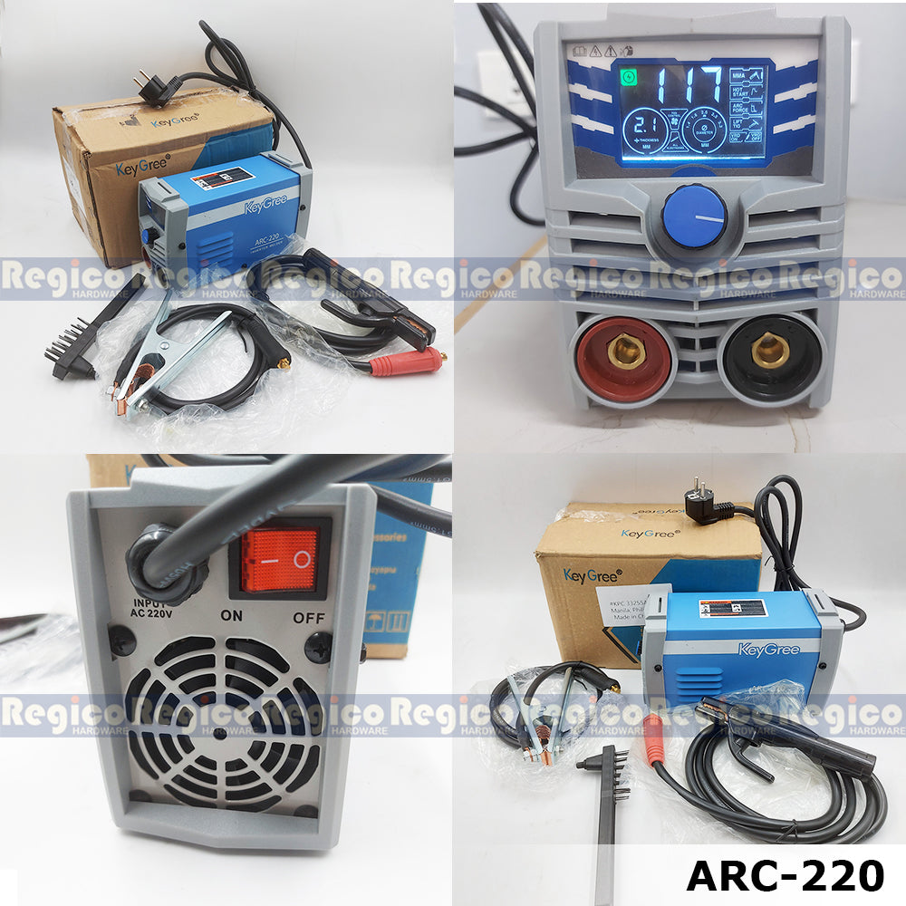 KeyGree ARC Welding Machine Single 1 Phase 220V x 60Hz ARC-220 ARC-200LCD ARCPRO-250S