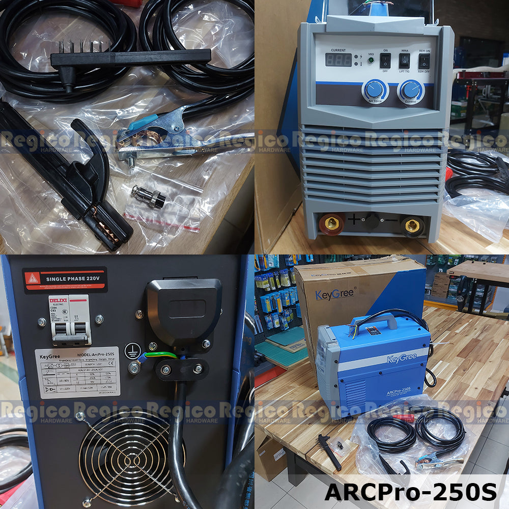 KeyGree ARC Welding Machine Single 1 Phase 220V x 60Hz ARC-220 ARC-200LCD ARCPRO-250S