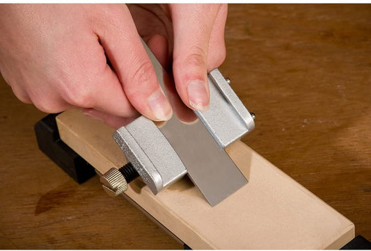 Regicocraft Honing Guide Metal Wood Plain & Chisel Sharpening Plane Fixed Angle Sharpener Grinding Chisel #00049