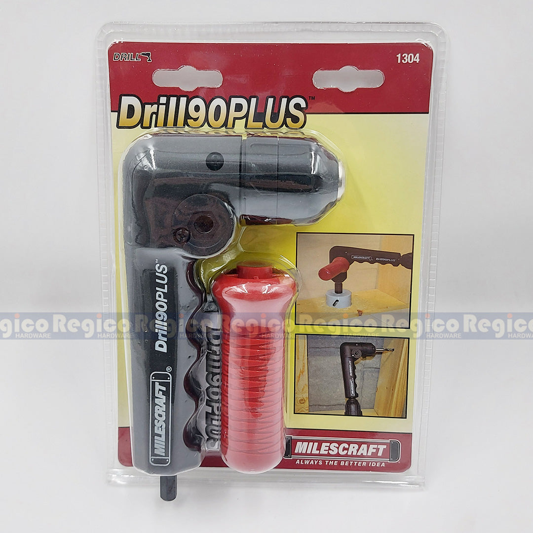 Milescraft Drill 90 Plus Right Angle Drill Attachment with Keyless Chuck (1304)