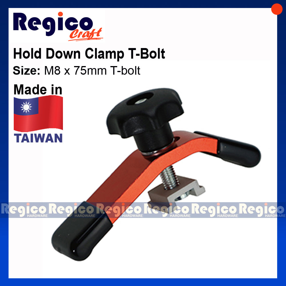Regicocraft M8 x 75mm Hold Down Clamp with T-Bolt #92401
