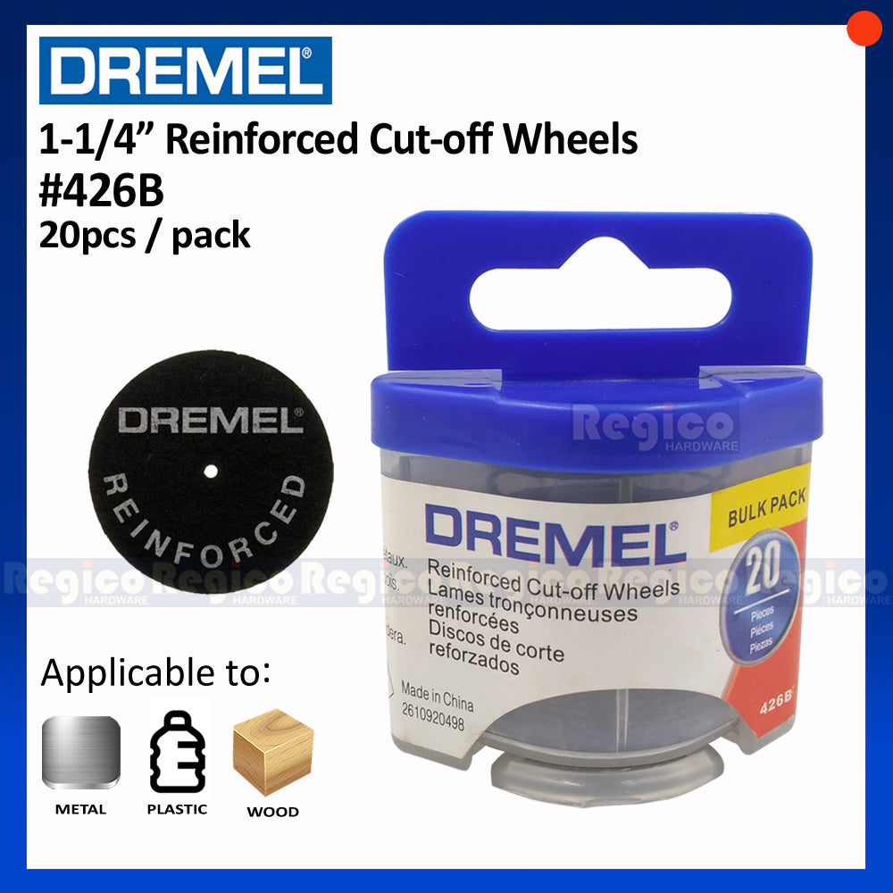 Dremel #426B 1-1/4 Reinforced Cut-off Wheels 20pcs/set Dremel Accessories