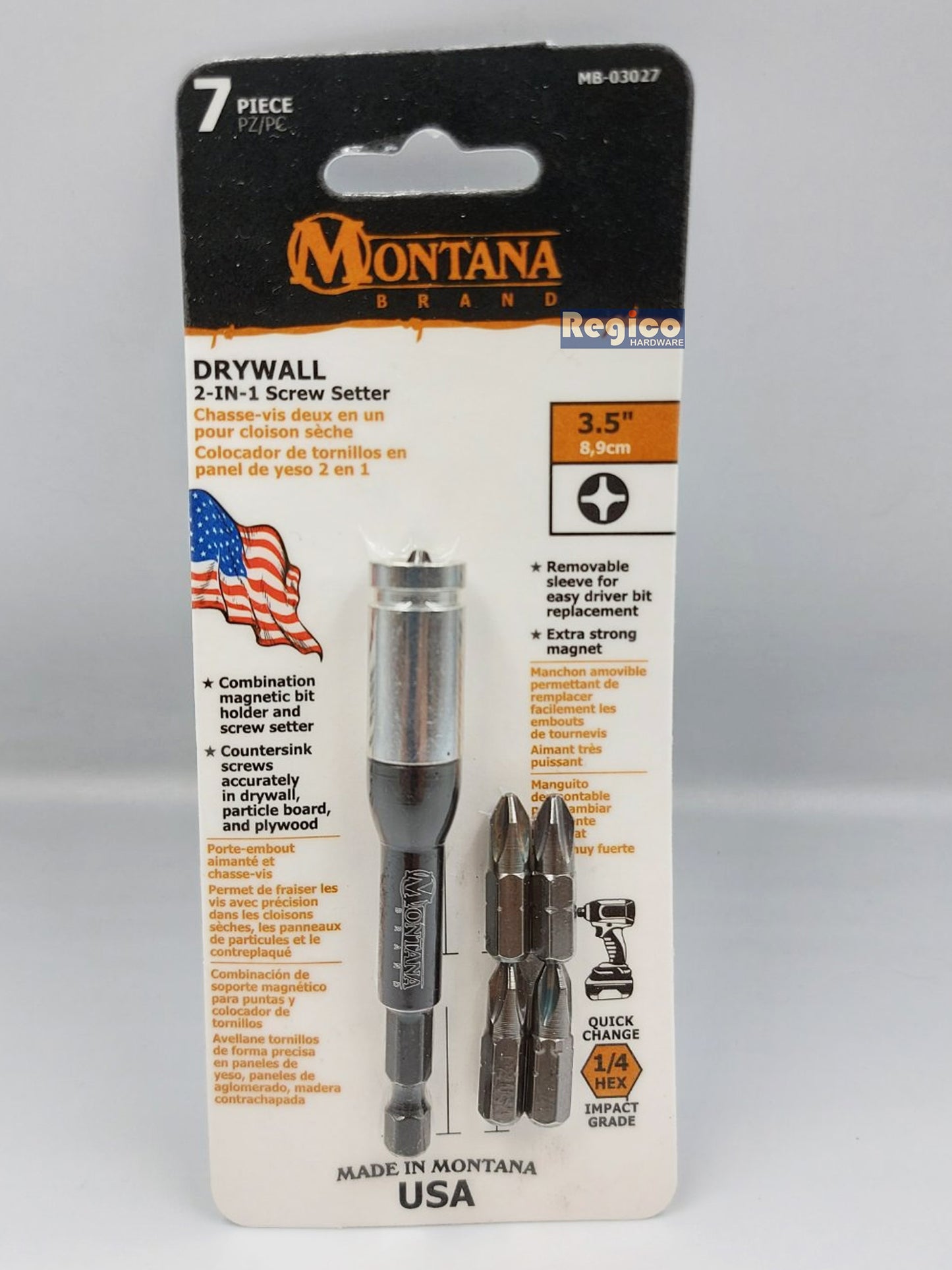 Montana MB-03027 Drywall Screw Setter Set Screw bit