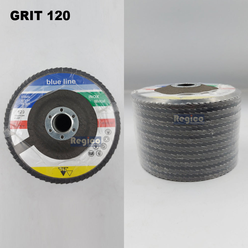 10pcs SIA Sanding Flap Disc for 4 Inches (100mm) Angle Grinder Siaflap