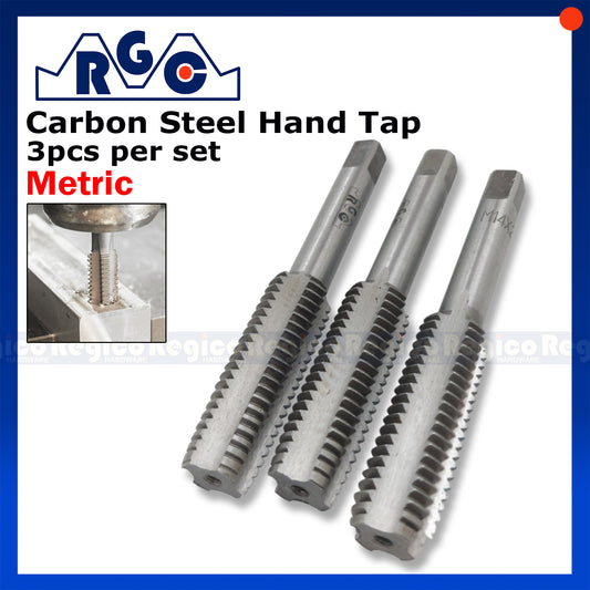 RGC Metric Carbon Steel Threaded Hand Tap Tapping Tool