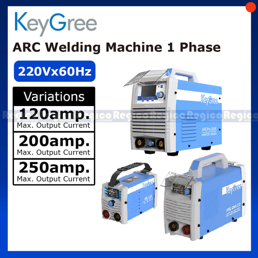 KeyGree ARC Welding Machine Single 1 Phase 220V x 60Hz ARC-220 ARC-200LCD ARCPRO-250S