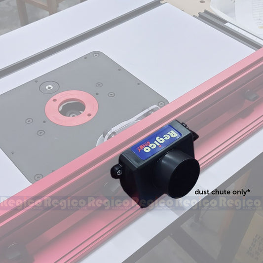Regicocraft 2,1/2" Router Table Dust Port Vacuum Adapter Chute #7104-104501 Router Table Set