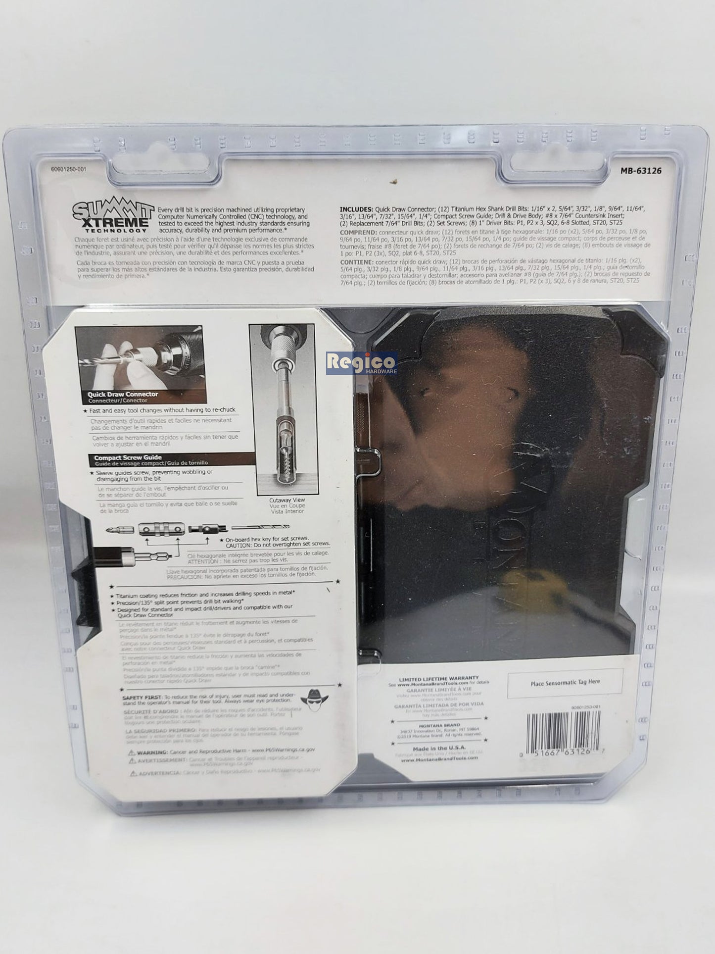 Montana MB-63126 28pcs. set Countersink Screw Drill Driver Bit Set