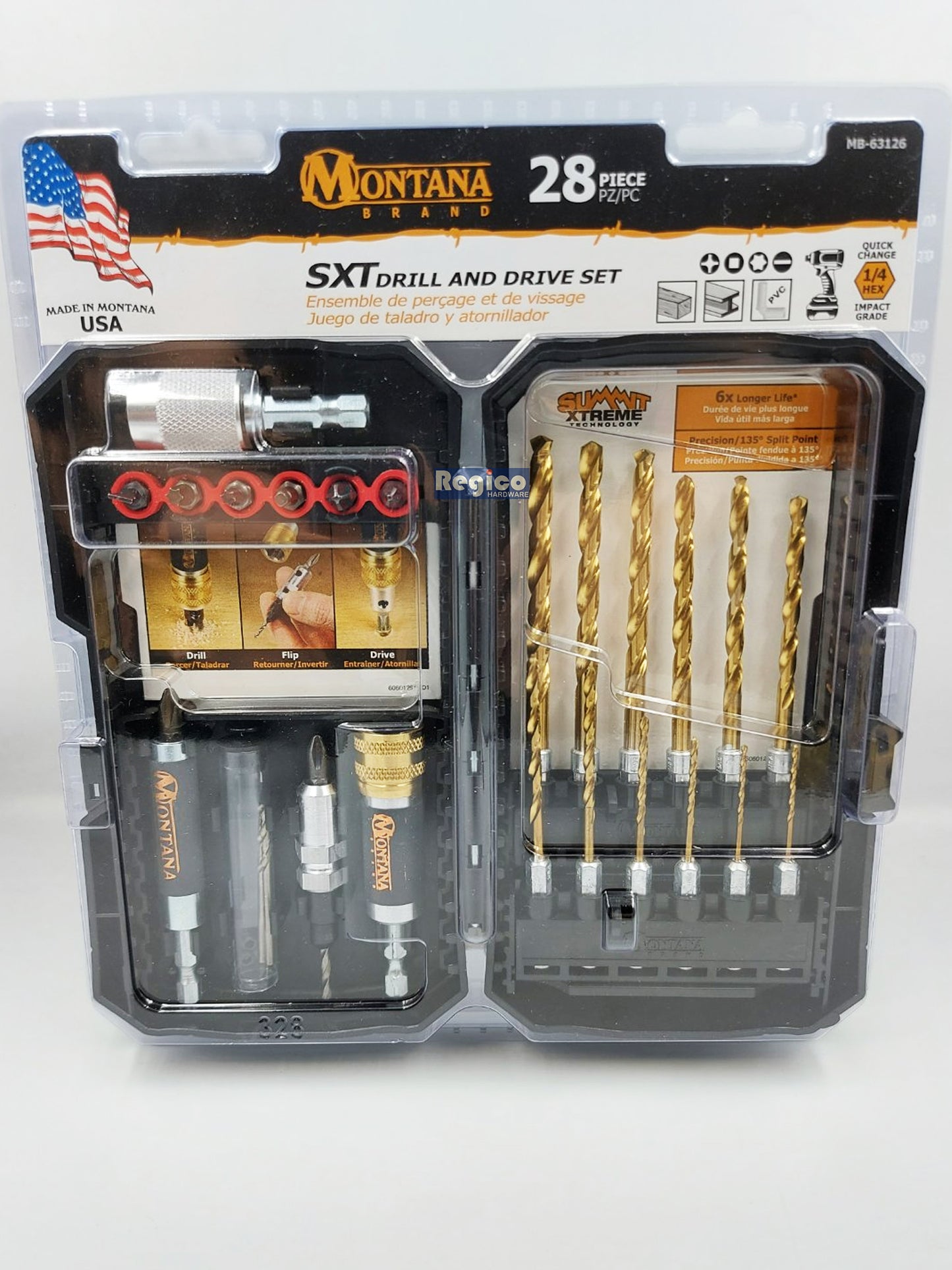 Montana MB-63126 28pcs. set Countersink Screw Drill Driver Bit Set