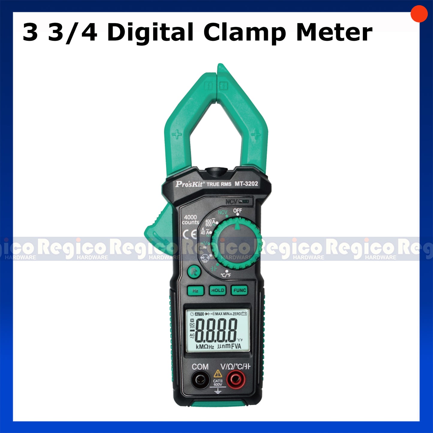 ProsKit AC DC Digital Clamp Meter MT-3209 MT-3202 Regico Hardware