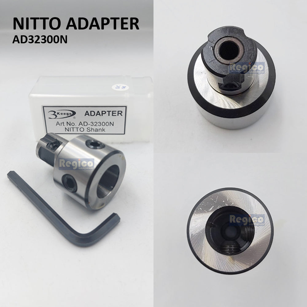 3KEEGO Nitto Shank to Weldon Shank Adapter AD32300N
