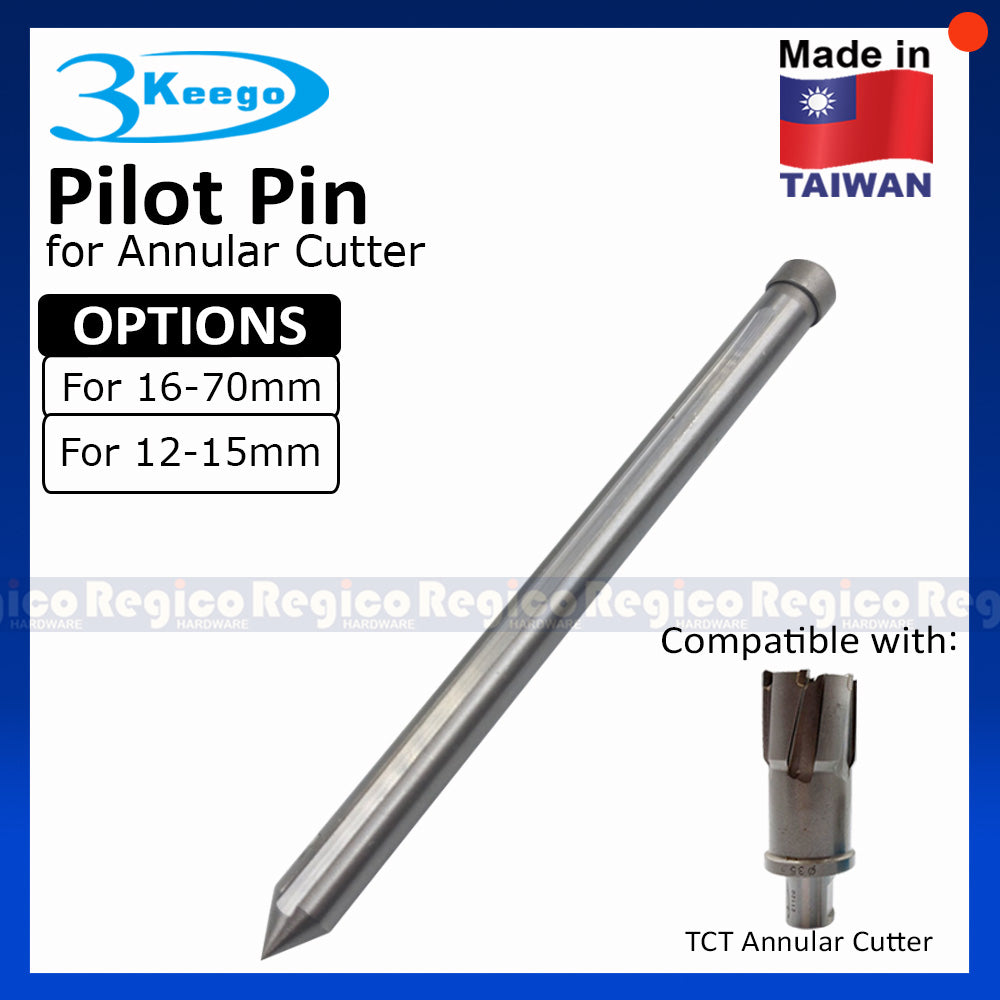 3Keego Pilot Centering Center Pin for HC35B HC50B Annular Cutter
