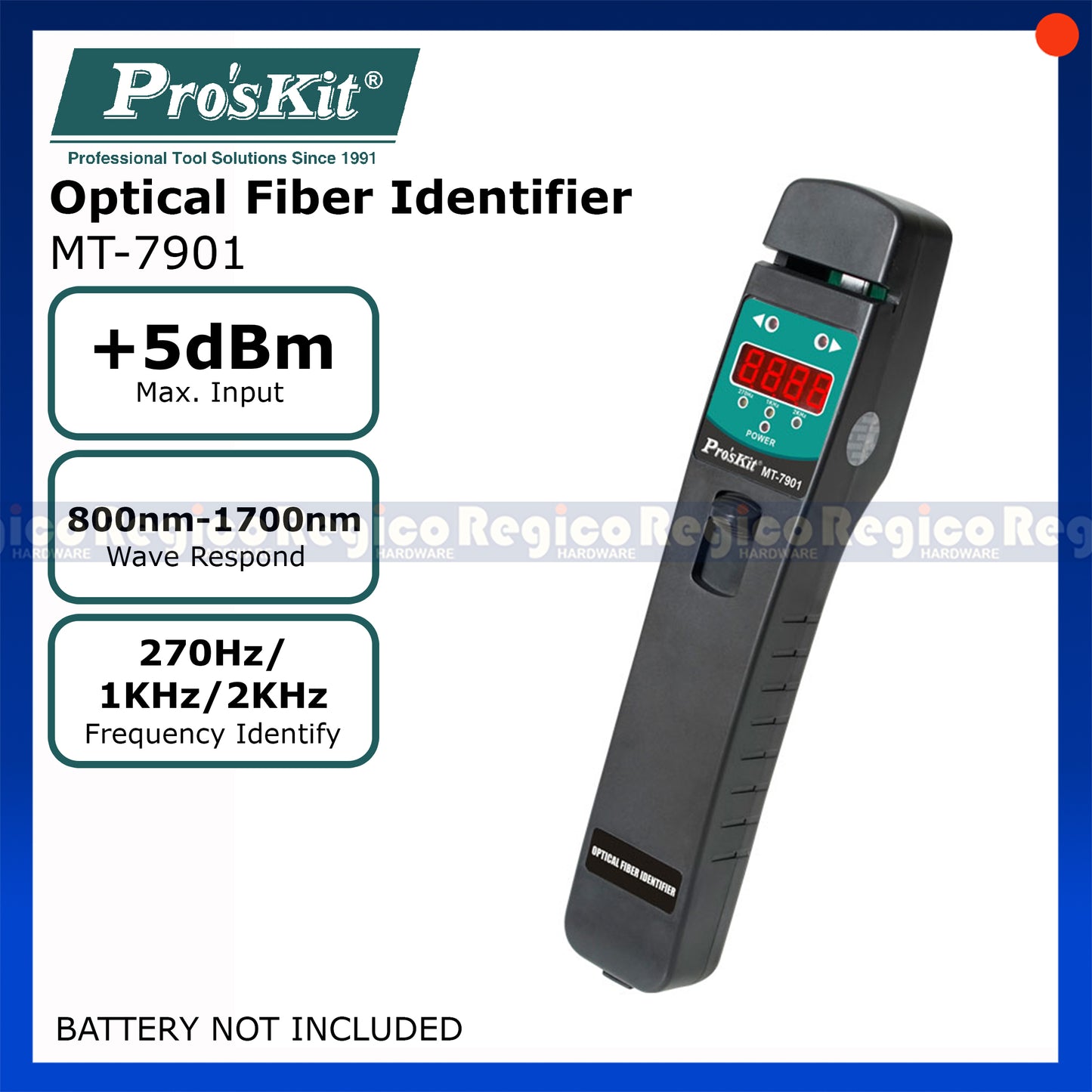 ProsKit Optical Fiber Identifier Detector MT-7901