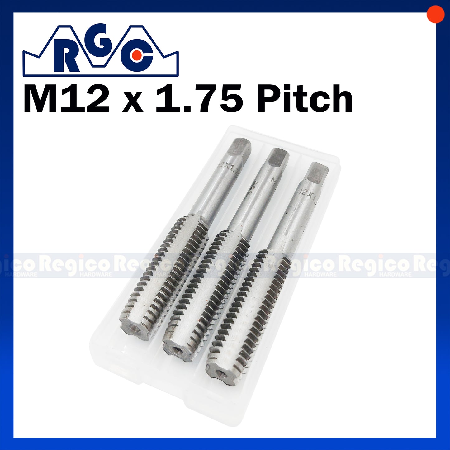 RGC Metric Carbon Steel Threaded Hand Tap Tapping Tool