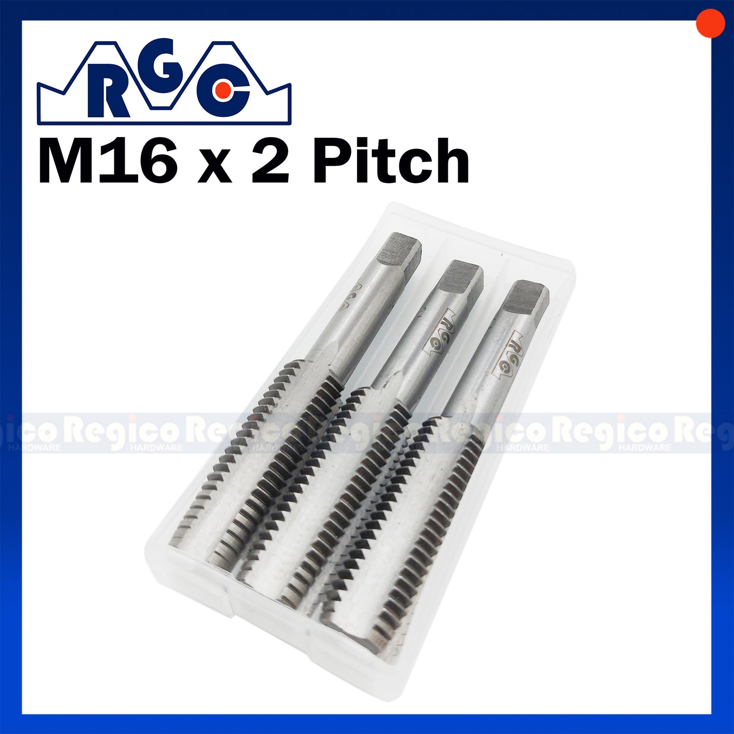 RGC Metric Carbon Steel Threaded Hand Tap Tapping Tool