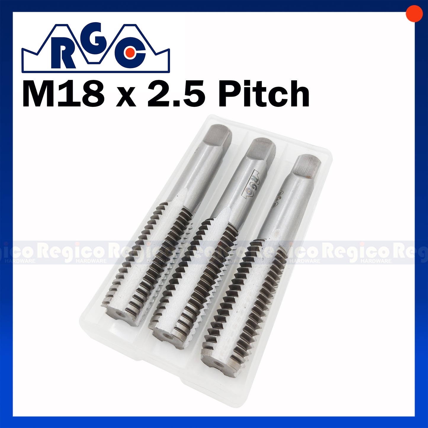 RGC Metric Carbon Steel Threaded Hand Tap Tapping Tool