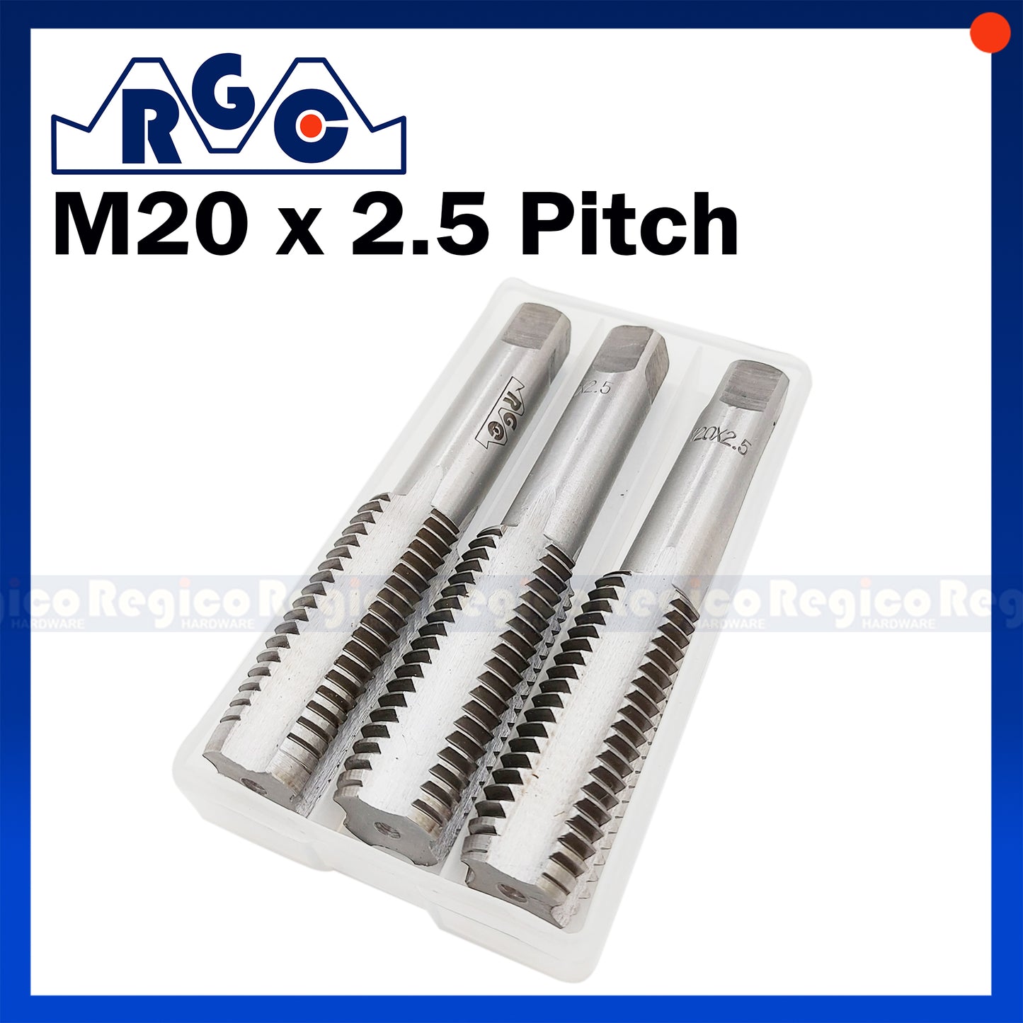 RGC Metric Carbon Steel Threaded Hand Tap Tapping Tool