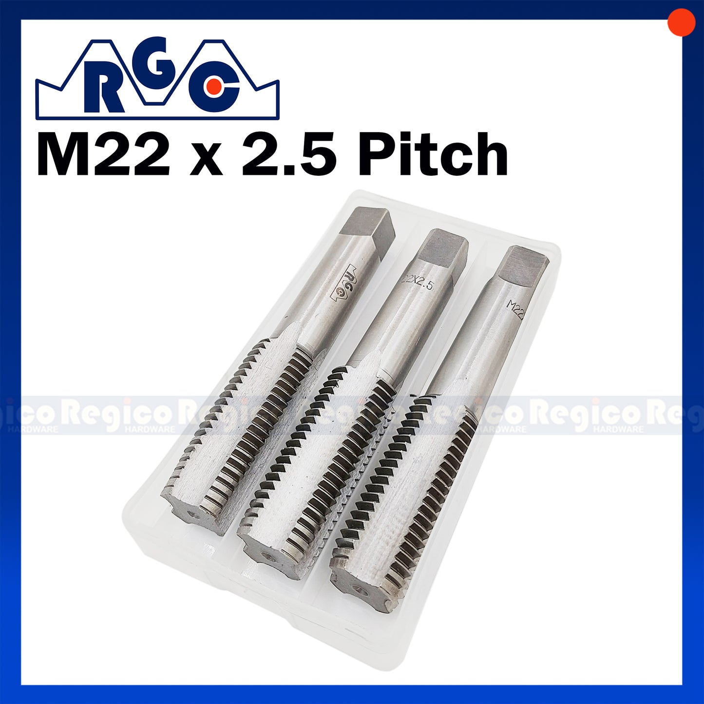 RGC Metric Carbon Steel Threaded Hand Tap Tapping Tool