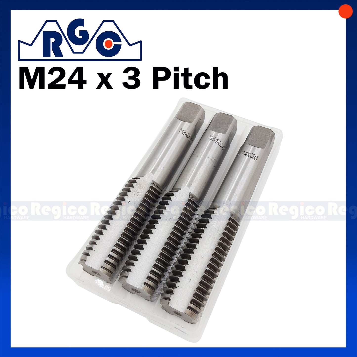 RGC Metric Carbon Steel Threaded Hand Tap Tapping Tool