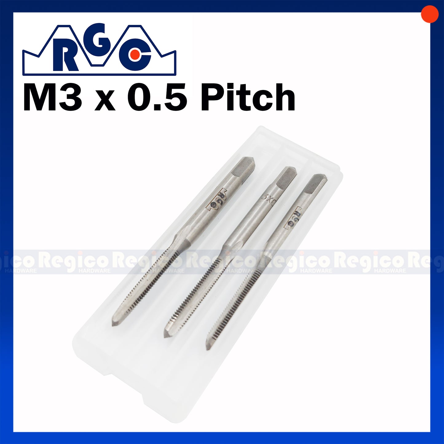 RGC Metric Carbon Steel Threaded Hand Tap Tapping Tool