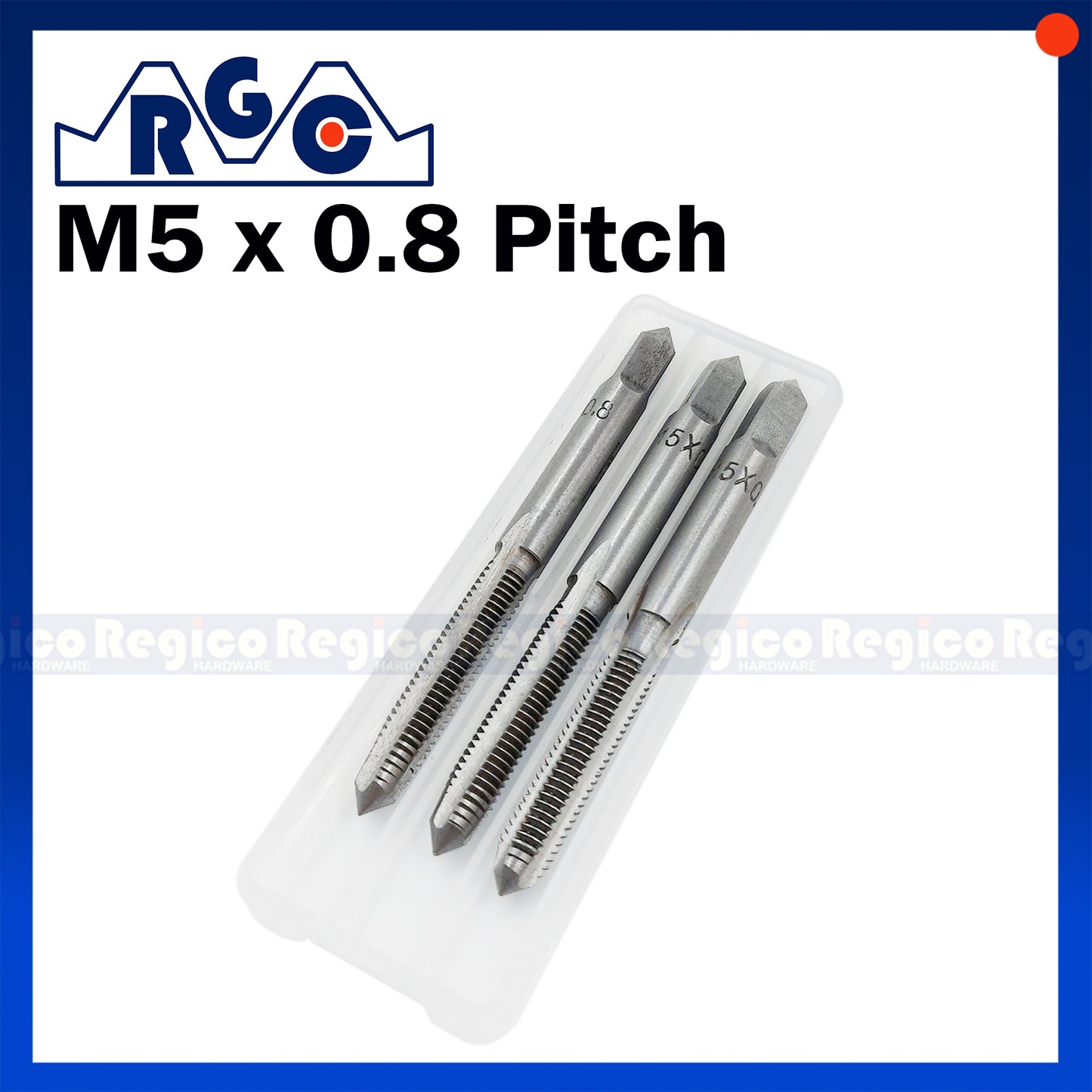 RGC Metric Carbon Steel Threaded Hand Tap Tapping Tool