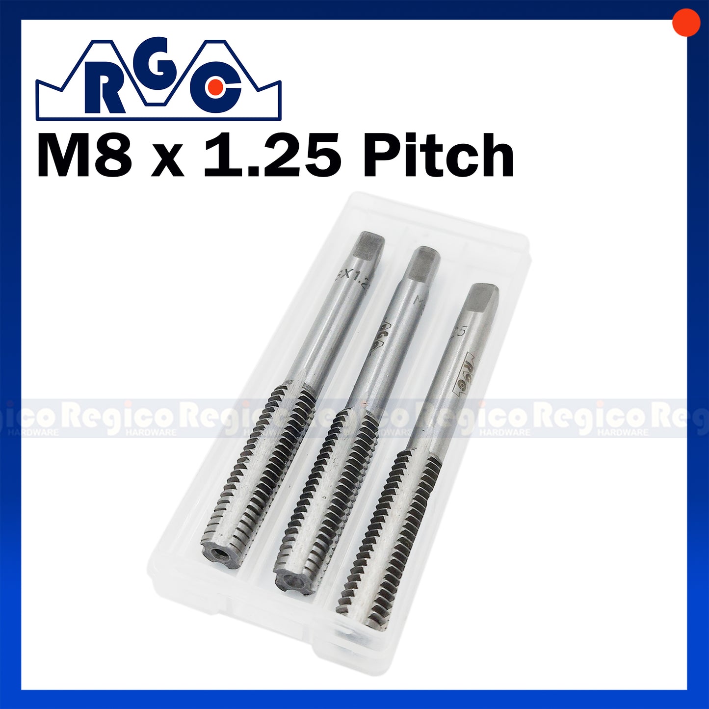 RGC Metric Carbon Steel Threaded Hand Tap Tapping Tool