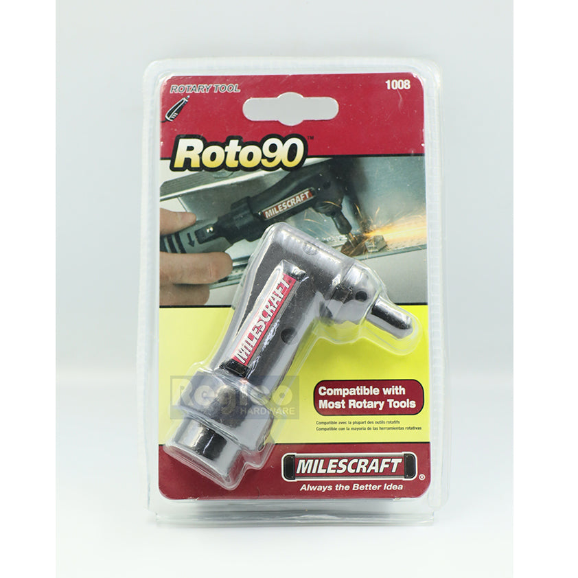 Milescraft Roto90 Roto 90 Right Angle Attachment for Rotary Tool like Dremel (1008)
