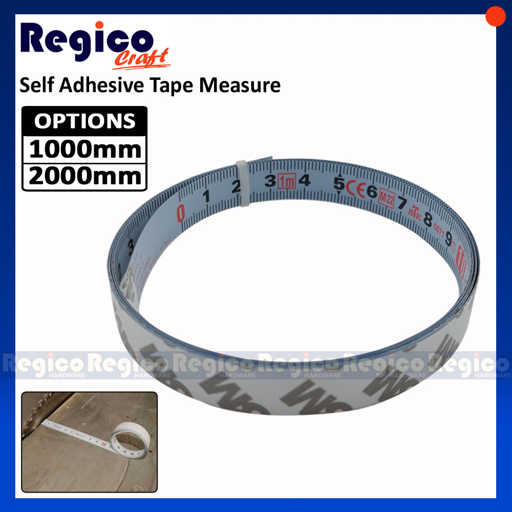 Regicocraft Self Adhesive Measuring Tape Measure