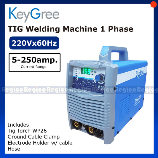 Keygree 5-250amp TIG Welding Machine One 1 Phase 220V x 60Hz TIG-300