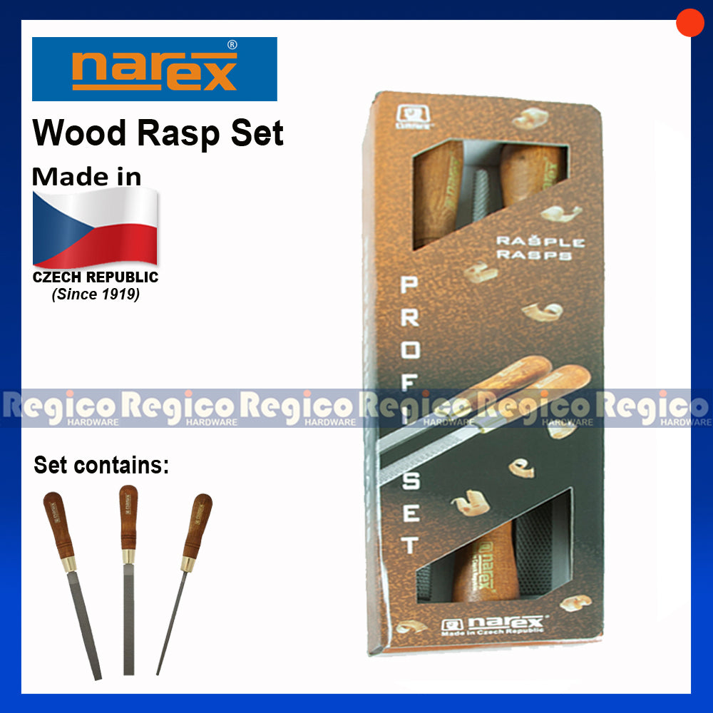 Narex Wood Rasp Set (#8542)