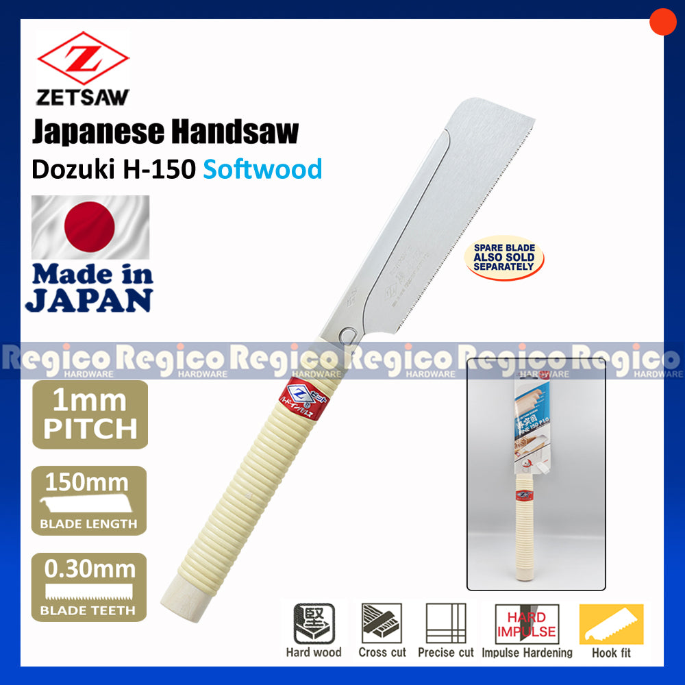 Zetsaw 150mm Dozuki Japanese Hand Saw H-150