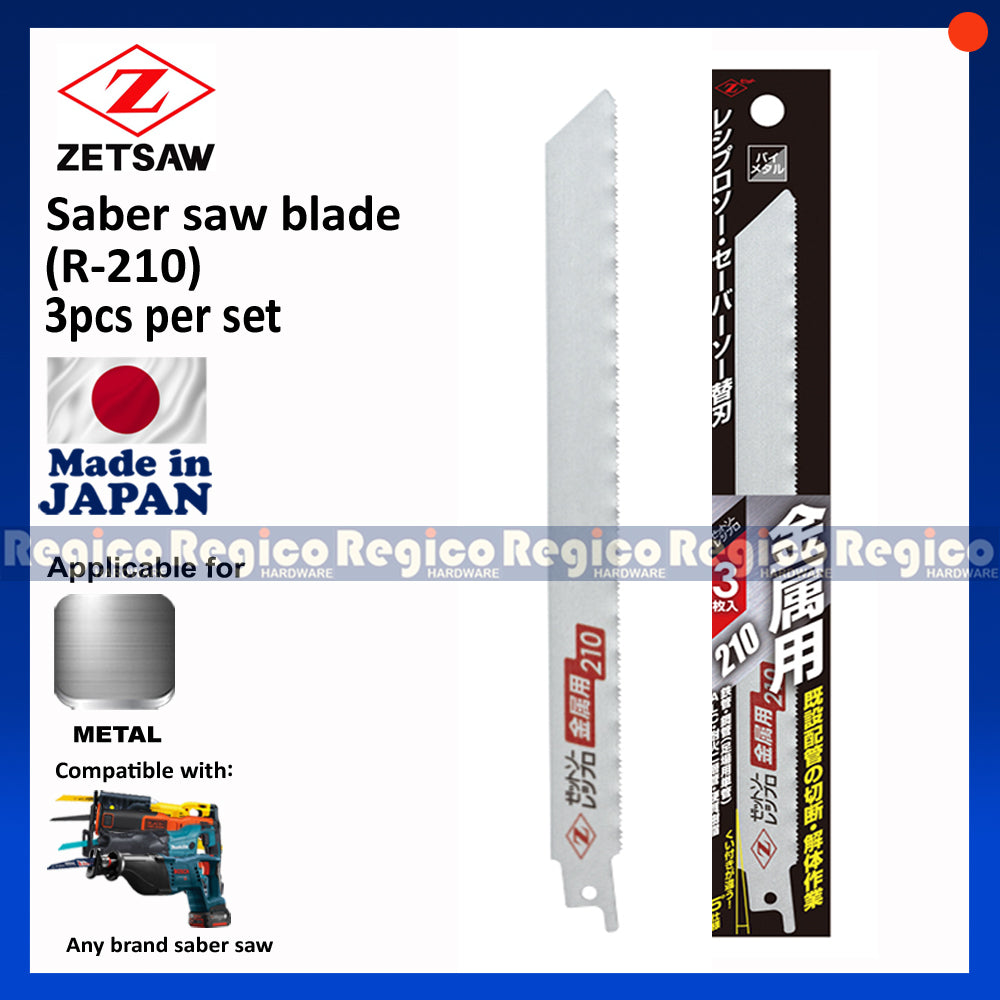 Zetsaw Reciprocating Saber Saw Blade for Demolishing Woodworking and Metal Saw Blade