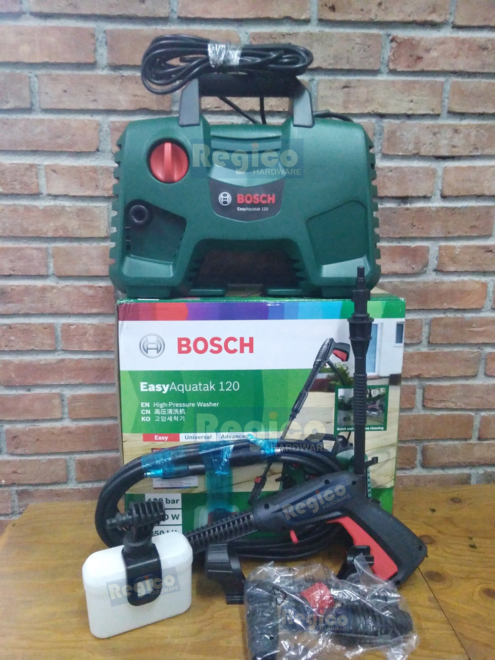 BOSCH AQT 120 120 Bar Easy Aquatak High Pressure Washer Bosch Lawn Garden