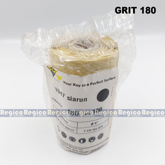 Sia 100PCS Adhesive 5 inch Sanding Disc for Orbital Eccentric Sander GEX 125 #1947