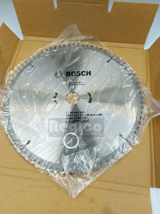 BOSCH 250mm 10 inches x 80T Eco For Wood Circular Saw Blade #44310 Bosch Acc
