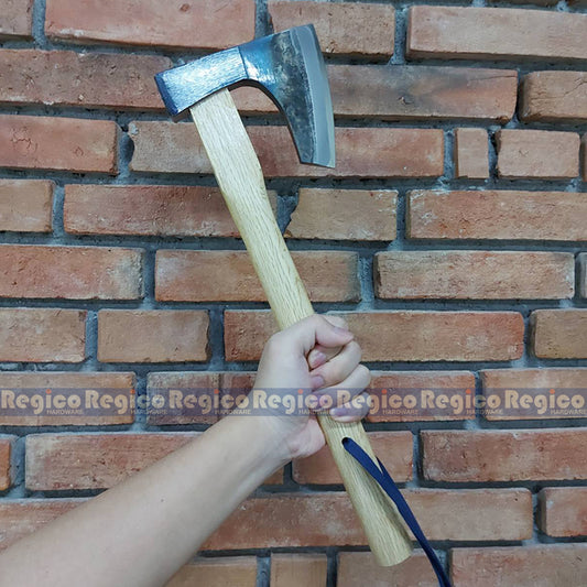 MIZUNO Masakari Bearded Japanese Hatchet Axe with Oak Wood Handle