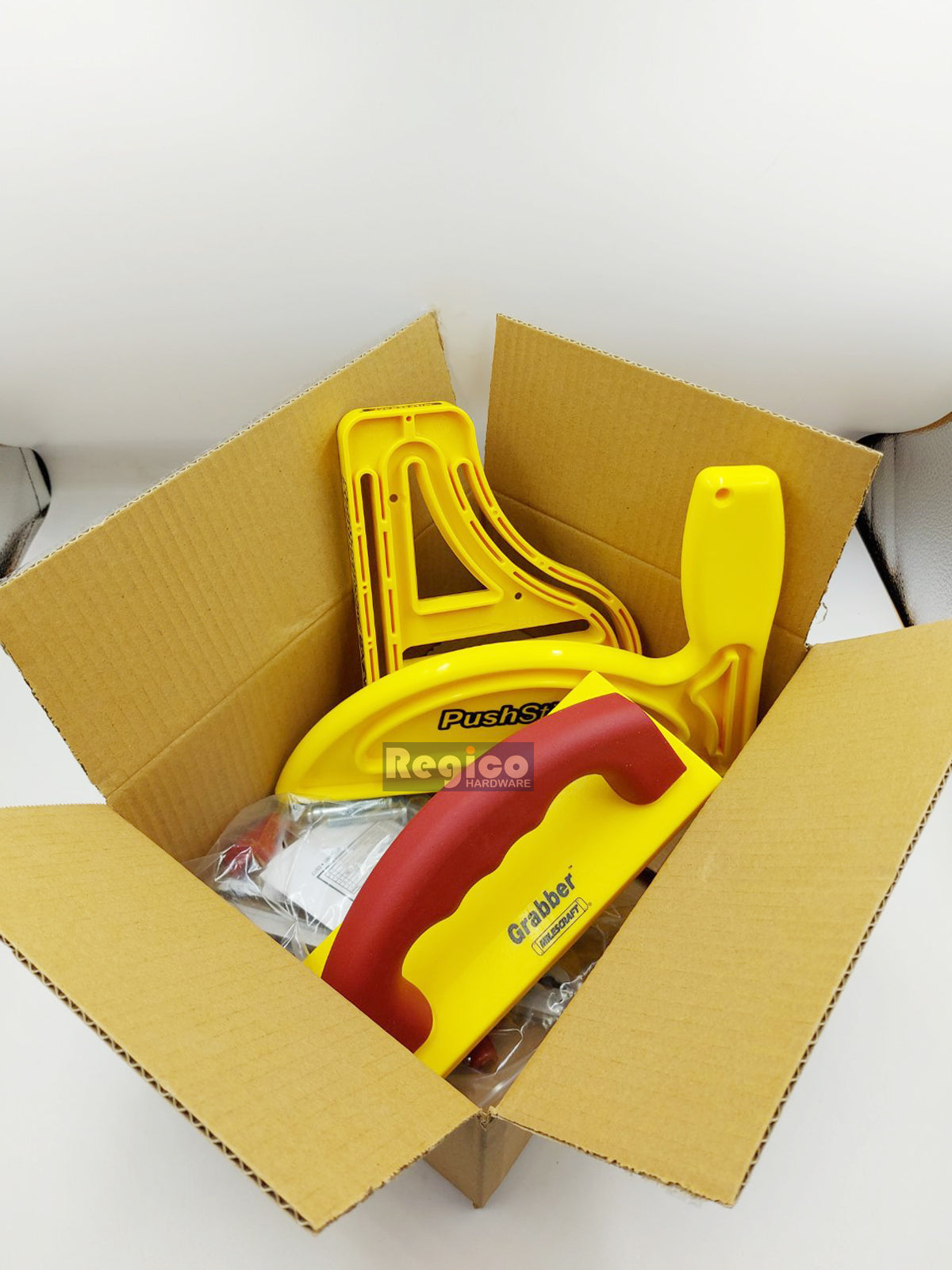 Milescraft Safety Bundle Kit Feather Board 1406 + Push Stick 3404 with Free Grabber 3403 Woodworking Tools 7334