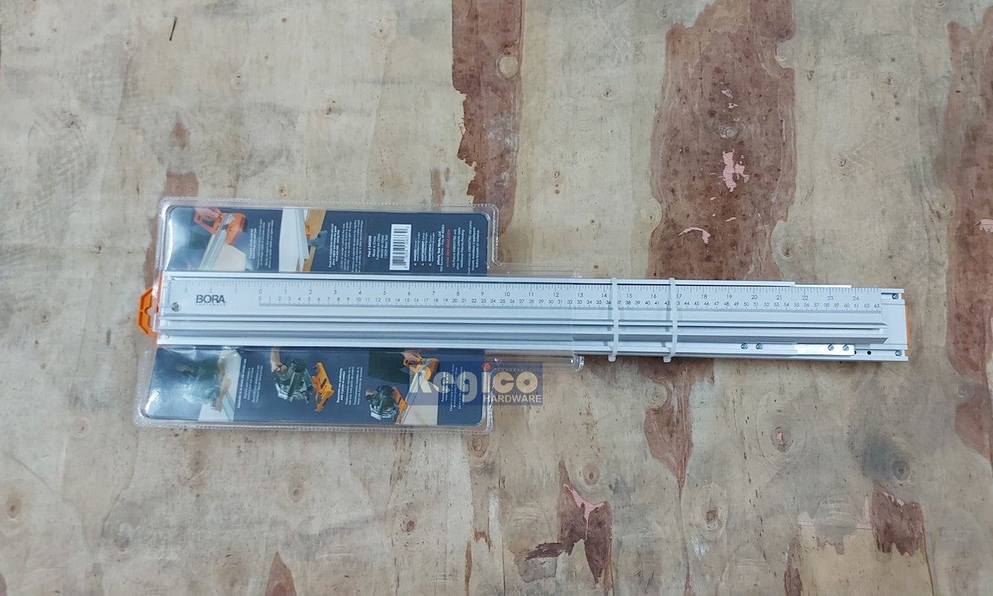 Bora NGX Compact Set Clamp Edge Combo Kit Rip Guide and 24" Guide Rail and 25" Extension Rail 544300