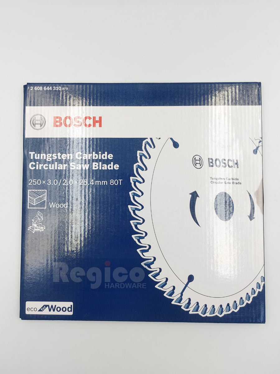 BOSCH 250mm 10 inches x 80T Eco For Wood Circular Saw Blade #44310 Bosch Acc