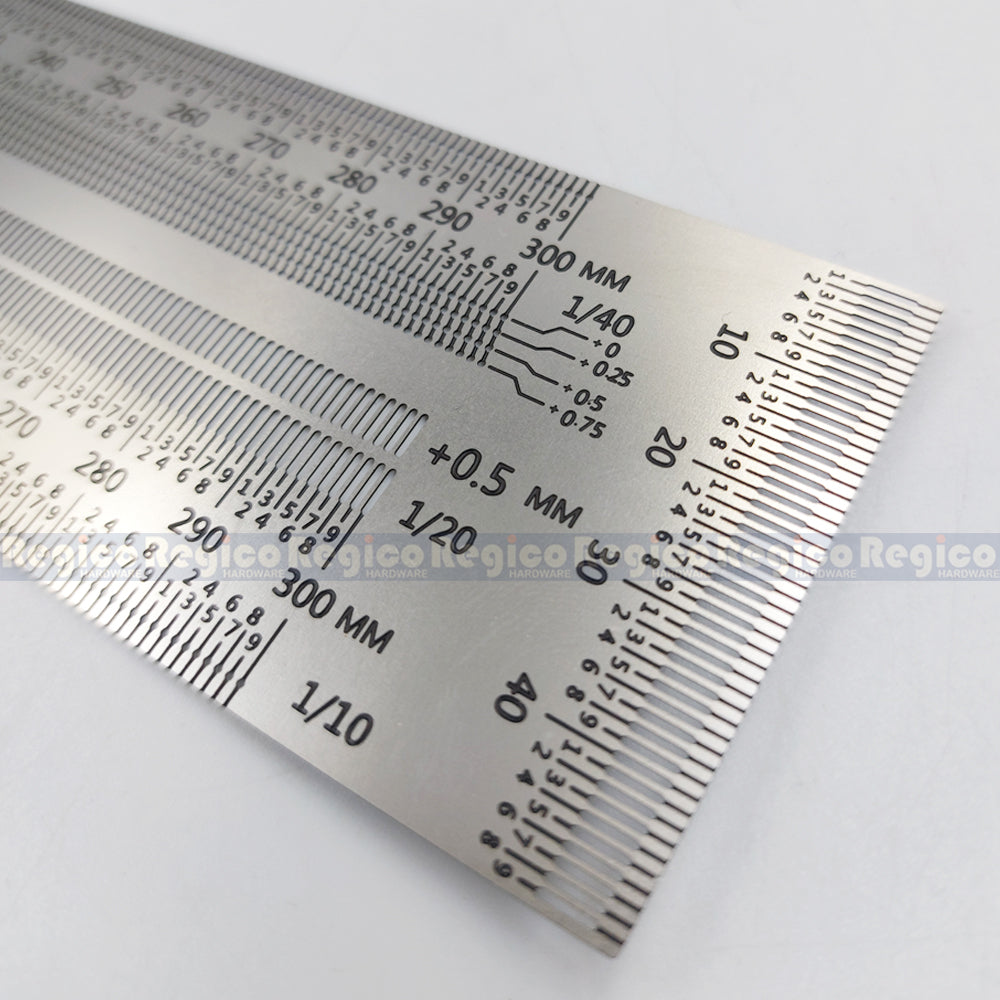 Regicocraft 300mm Stainless Steel T-Type Ruler #02404