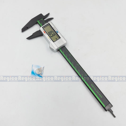 Regicocraft 150mm Carbon Fiber Digital Vernier Caliper Measuring Tool #00818