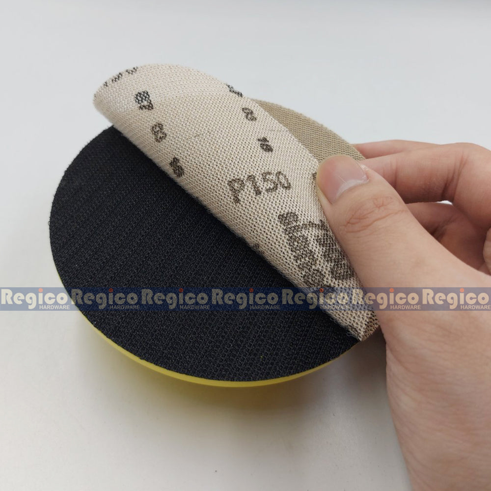 RegicoCraft 5" Velcro Hand Sanding Pad with 4pcs. Sianet Grit 150 Sanding Discs #169-01