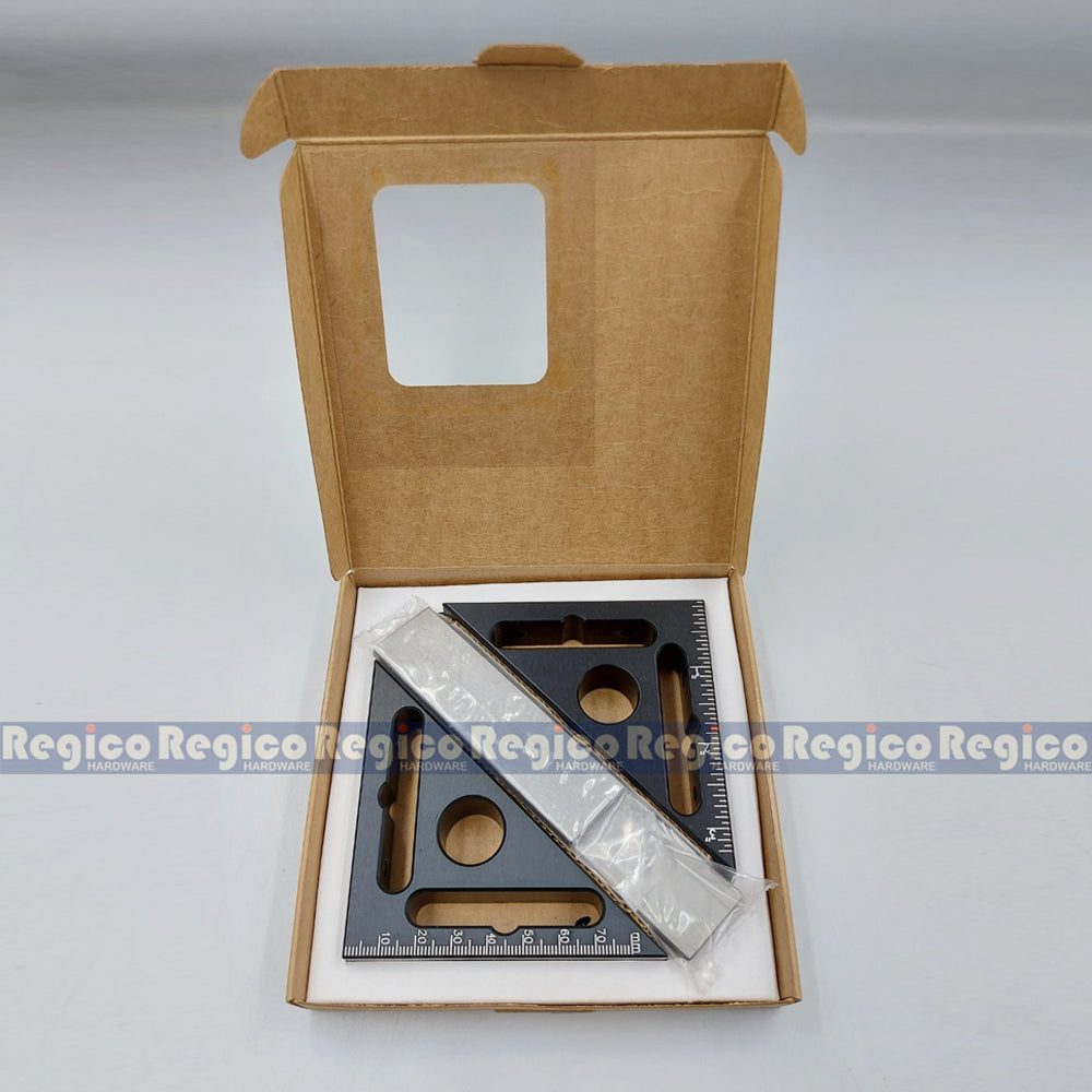 Regicocraft Aluminum Alloy Tri-Angle Rule with Magnet #00913