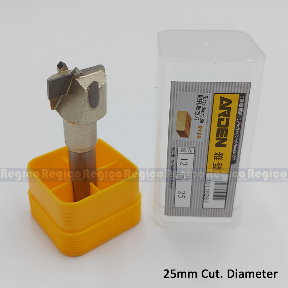 Arden 12mm Shank Forstner Drill Bit for Woodworking 20mm 25mm 30mm 35mm #0116