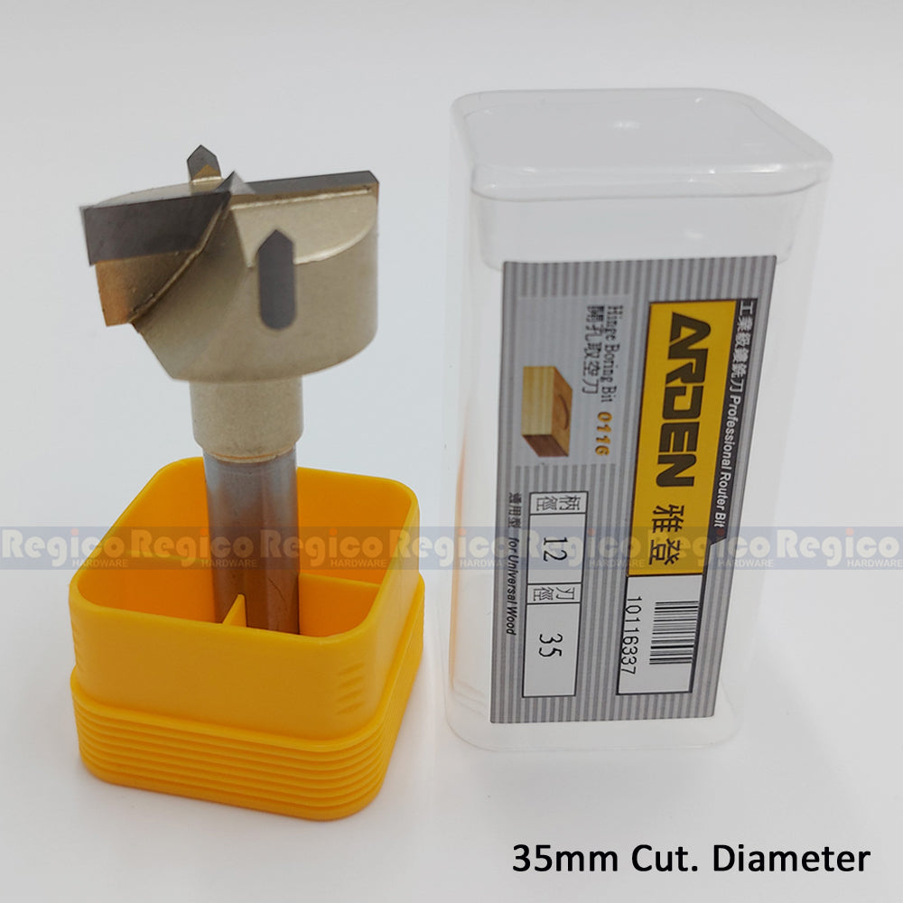 Arden 12mm Shank Forstner Drill Bit for Woodworking 20mm 25mm 30mm 35mm #0116