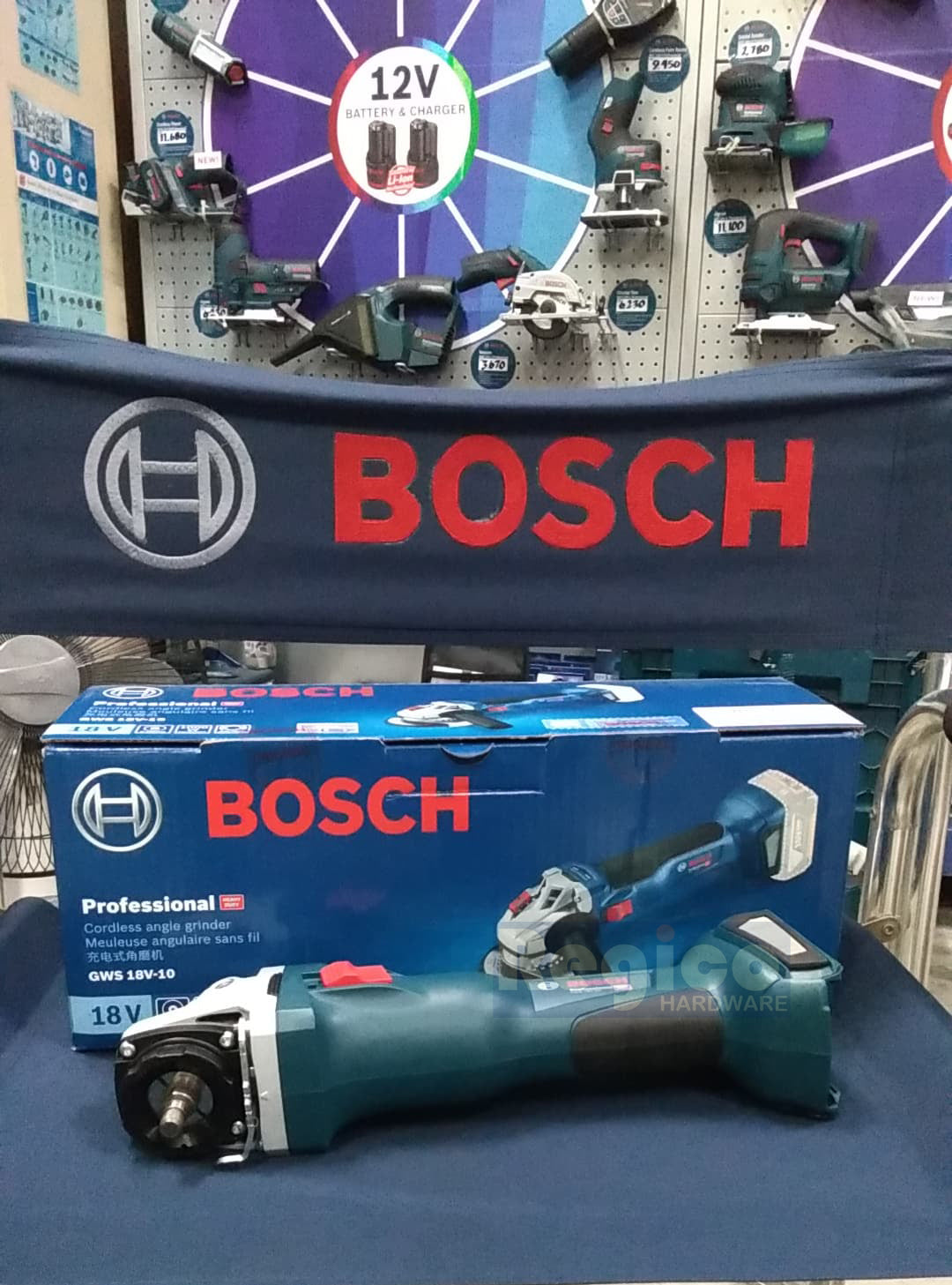 BOSCH GWS 18v-10 Cordless Angle Grinder UNIT ONLY Battery and charger not included Bosch Cordless