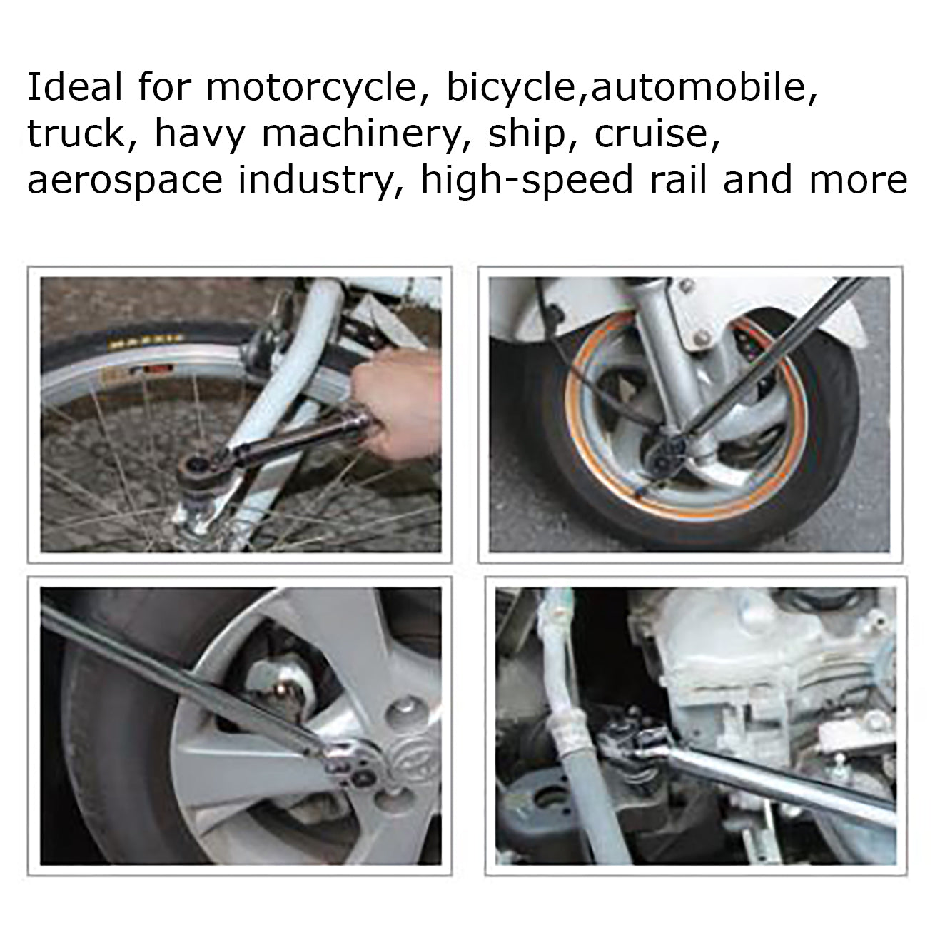 Proskit 1/4 Square Drive Click Type Adjustable Torque Wrench Hand Tool 1/4 in sd x 5-25Nm