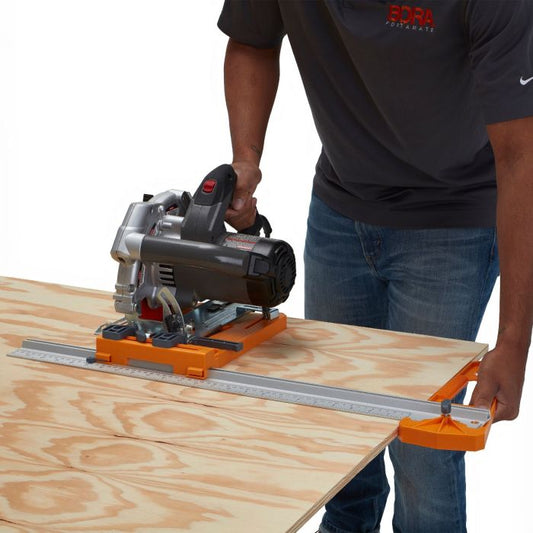 Bora NGX Circular Saw Plate for Clamp Edge Guide Rail and Rip-Cut Saw Sled Saw Guide 544006 (SAW PLATE ONLY)