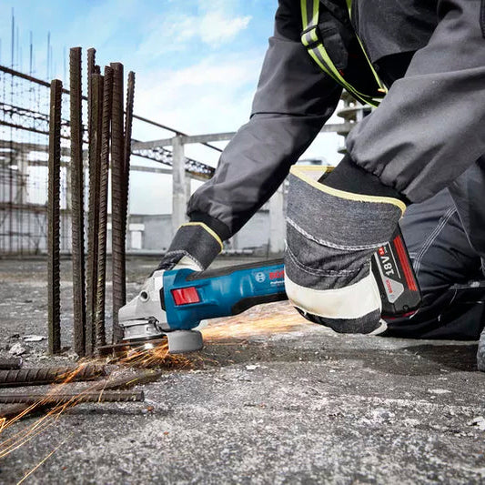 Bosch GWS 18v-11 S M10 1100w Cordless Angle Grinder with Speed Selection Kickback Control Bosch Cordless